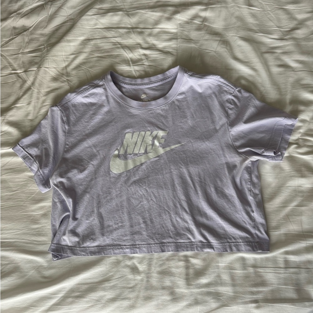 Nike Light Purple Cropped Tee